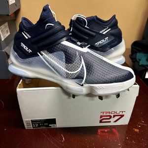 Nike Mens Navy Force Zoom Trout 7 CI3134-403 Athletic Metal Baseball Cleats